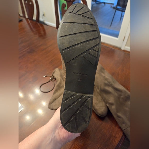 Marc Fisher Yuna Women's Brown Over the Knee Boots Size 10 NEW $229 - Picture 4 of 5